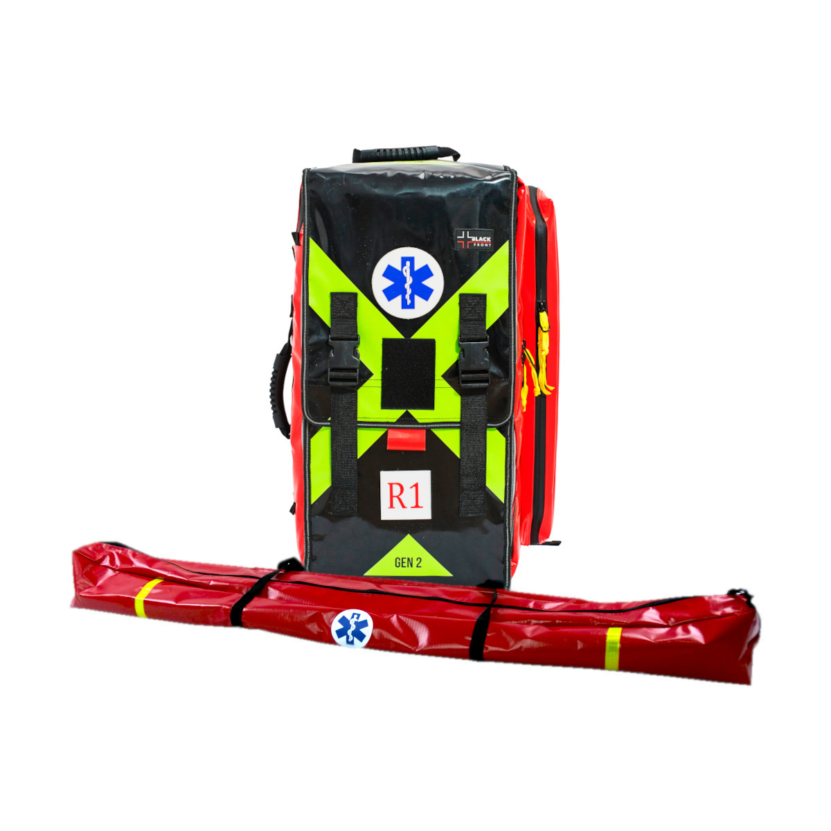 Zestaw PSP R1 w plecaku (KSRG 06.2021) z szynami kramera - Profi ...